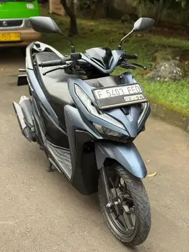 Honda Vario 125 CBS ISS Thn 2019 Blue Matte Mulus