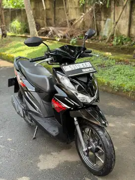 Honda Beat CBS Th. 2023 F Kota Hitam Mulus