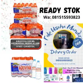 Aquviva botol 250 ml delivery sekitar lontar