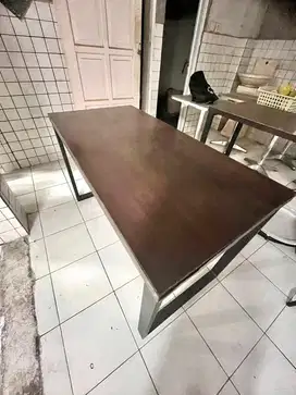 Meja Makan Cafe Kopi