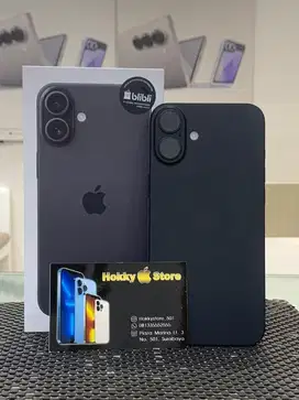 Iphone 16plus/256gb Black garansi resmi mei 2026 bh 100%