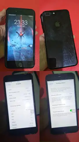 Iphone 7 plus 256gb black inter