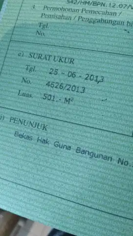 Gudang Jalan Cemara No.36 Dijual
