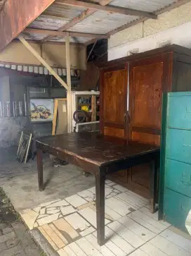Meja Makan Kayu Jati Murah