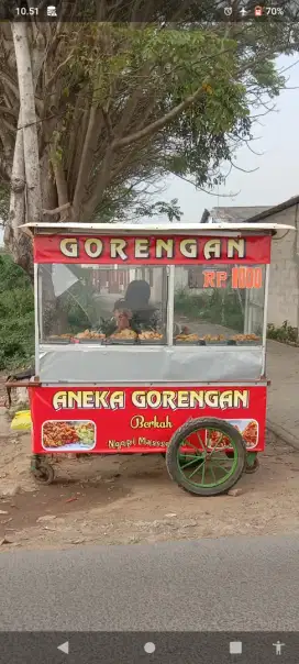 Gerobak gorengan bisa untuk nasgor