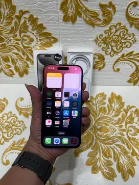 Iphone 15 Pro 128GB Natural IBOX Second Fullset Original