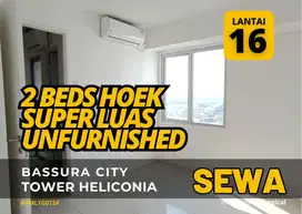 Disewakan 2 Kamar Super Besar 40m² Apartemen Bassura City Tower H