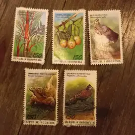 Perangko Flora & Fauna 1995, 150 rupiah (5 pcs)