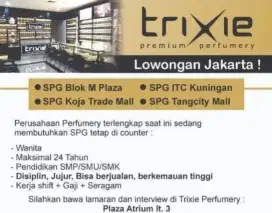 LOWONGAN KERJA KARYAWATI