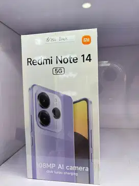 Redmi note 14 5G Ram 8/256gb baru garansi resmi nasional
