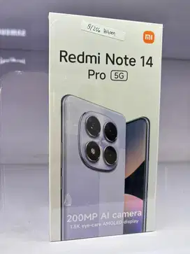 Redmi note 14 pro 5G Ram 8/256gb baru garansi resmi nasional
