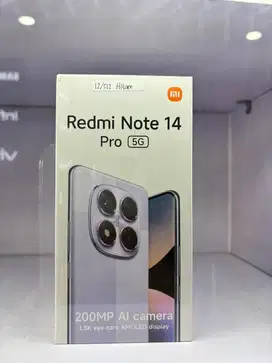 Redmi note 14 pro 5g Ram 12/512gb baru garansi resmi nasional