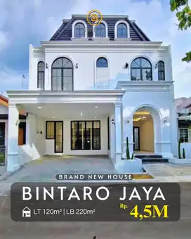 Rumah Baru Desain American Classic Bintaro Jaya