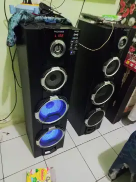 SPEAKER AKTIF POLYTRON PAS f822 Dan Panasonic smart TV 32