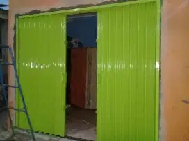 Rolling door gulung folding gate baru