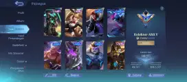 Jual akun mobile legend mythic honor