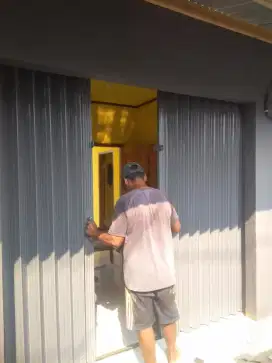Rolling door gulung folding gate besi