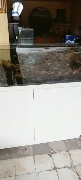 AQUARIUM AQUASCAPE PLUS MEJA KABINET