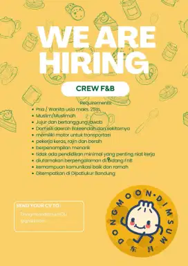 Crew Fnb dongmoon dimsum