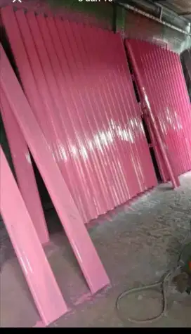 Rolling door folding gate harmonika