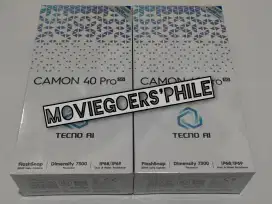 Tecno Camon 40 Pro 5G (8/256GB) BNIB Segel Garansi Resmi 12+1 Bulan