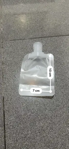 Plastik Pouch Ukuran 50ml jumlah 1050pcs