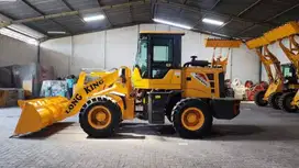 Wheel Loader China Tangguh Sparepart Mudah Kapasitas 1 - 3 Kubik Ready