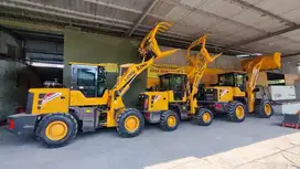 Wheel Loader China Tangguh Sparepart Mudah Kapasitas 1 - 3 Kubik Ready