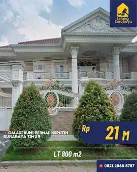 Rumah Elite Surabaya Galaxi Bumi Permai, Keputih