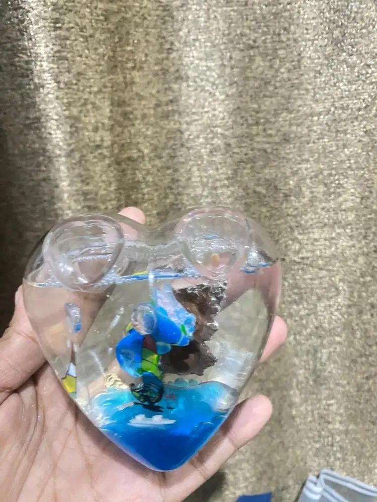 Love Akrilik Bening Transparan Tempat Hiasan Dekorasi Ball