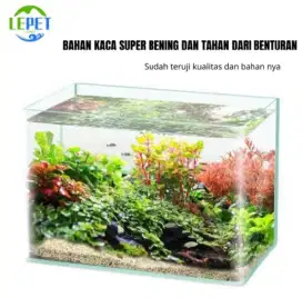 Lepet Aquarium 35cm x 21cm x 23cm