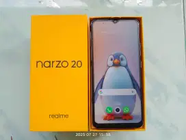 Realme Narzo 20 4G ram 4/64gb Segel normal