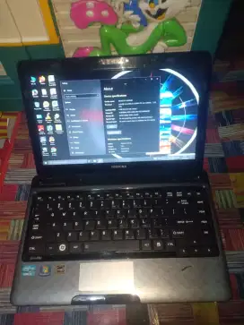 Laptop Toshiba L735 Core i3 gen 2 Ram 6gb hdd 500gb Batre 2 jam