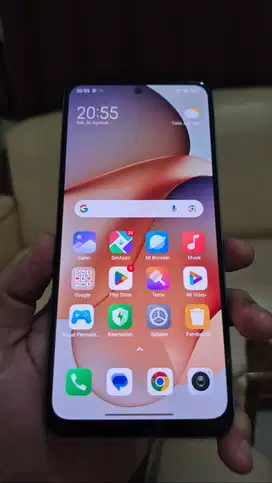 Redmi Note 12 Ice Blue Fullset Mulus RAM 8GB / Storage 128GB