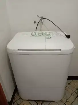 Mesin cuci sharp 2 tabung