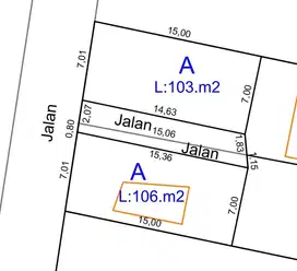 Dijual Tanah Kaplingan Sudah Pecah di Klakapan Moyudan