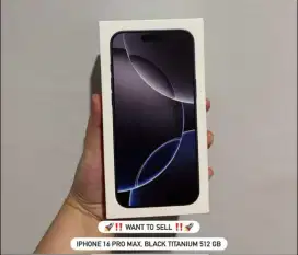 iphone 16 promax 512gb IBOX (Segel)