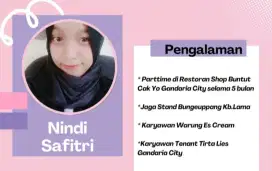 Sedang membutuhkan pekerjaan