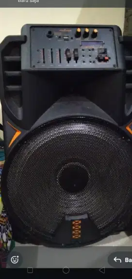 speker aktif 15 inch,2 mic