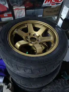 Velg Te ring 15 satu set (4) ban semi slick