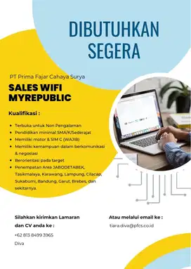 Sales WIFI MyRepublic