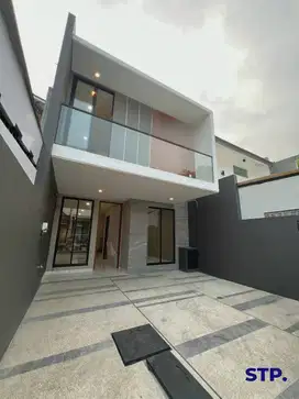Rumah modern minimalis di Pantai Mentari, Kenjeran