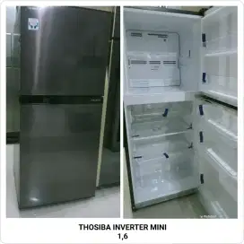 KULKAS 2 PINTU MINI THOSIBA INVERTER