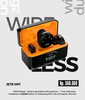 MIC WIRELESS JETE MP1 GARANSI 1 TAHUN