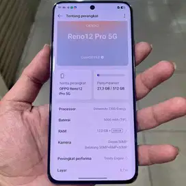 Oppo reno 12 pro ram 12 / 512 fullset original garansi