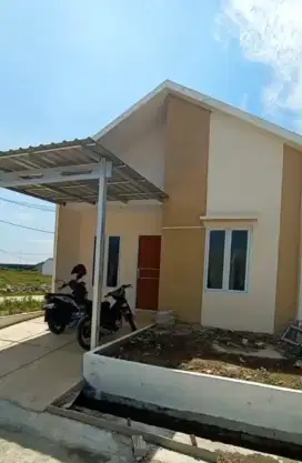 Rumah subsidi double dinding bonus kanopi dan PDAM