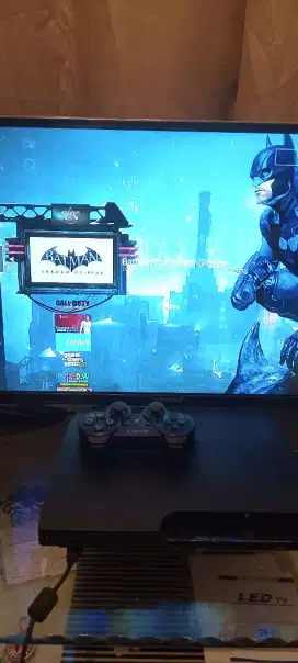 PS3 hitam dan baik condisi. Bayank game di dalam