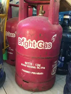 For sale tabung bright gas pink 12kg tanpa isi
