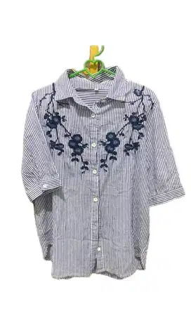 Kemeja bordir salur