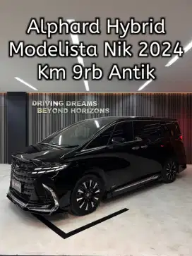 Alphard 2.5 HEV CVT Hybrid Modelista 2024 Hitam Km9rb B1511RZL
